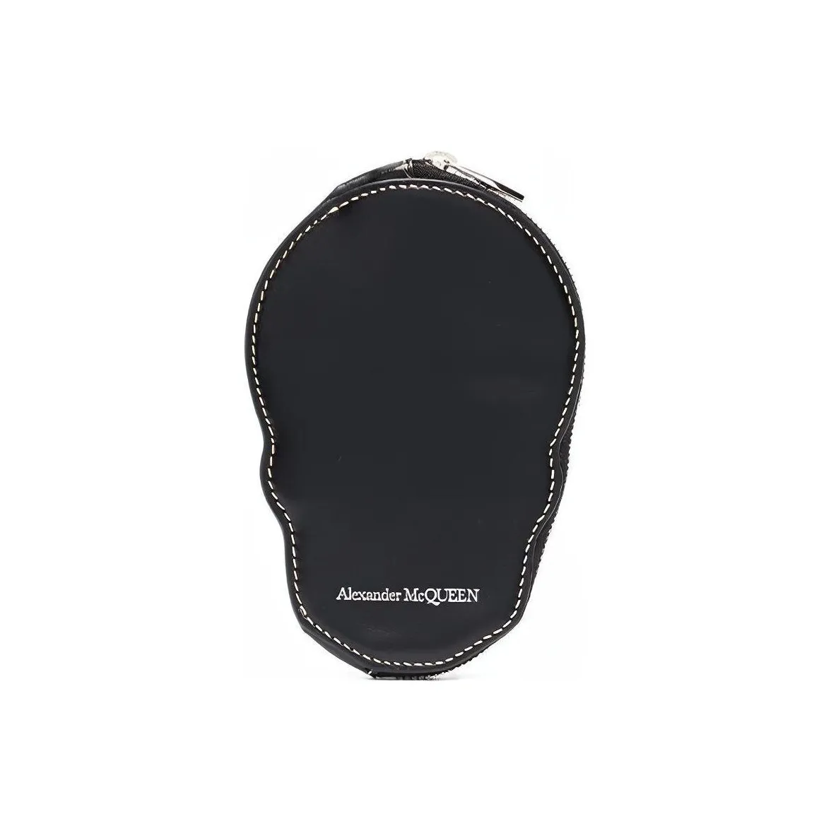 Alexander McQueen Calfskin Coin Purses Wallets Men's Black
