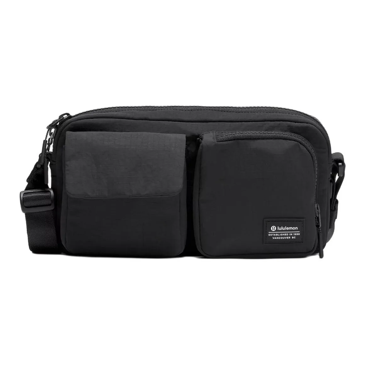 lululemon Нейлоновые сумки через плечо Мужской Черный