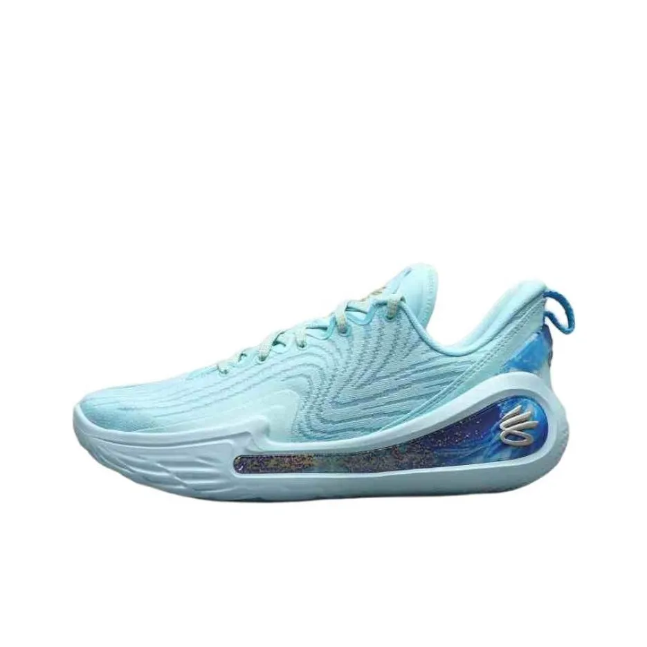 Under Armour Curry 12 Anti Slip Wear Resistant Low Top Basketball Shoes Men's Blue