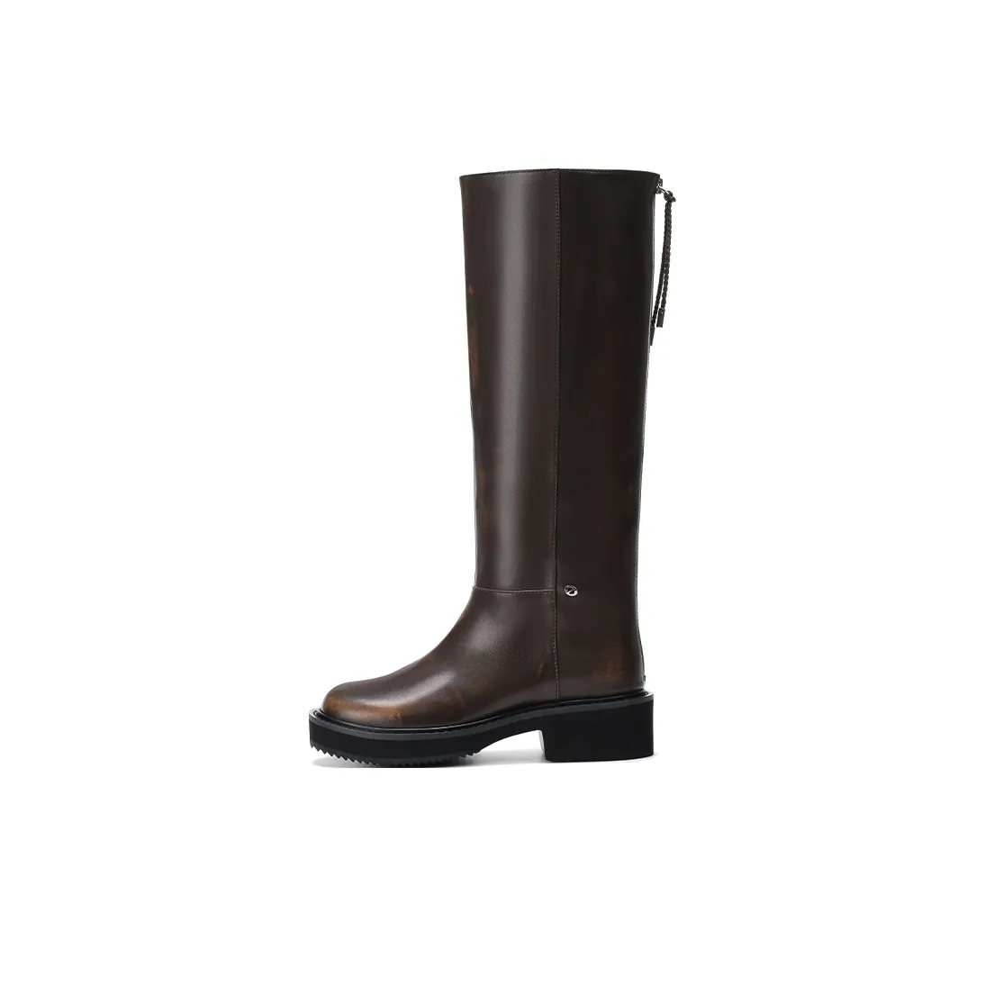 open-toe leather sandals Arancione Knight Knee High Boots 5cm Women's