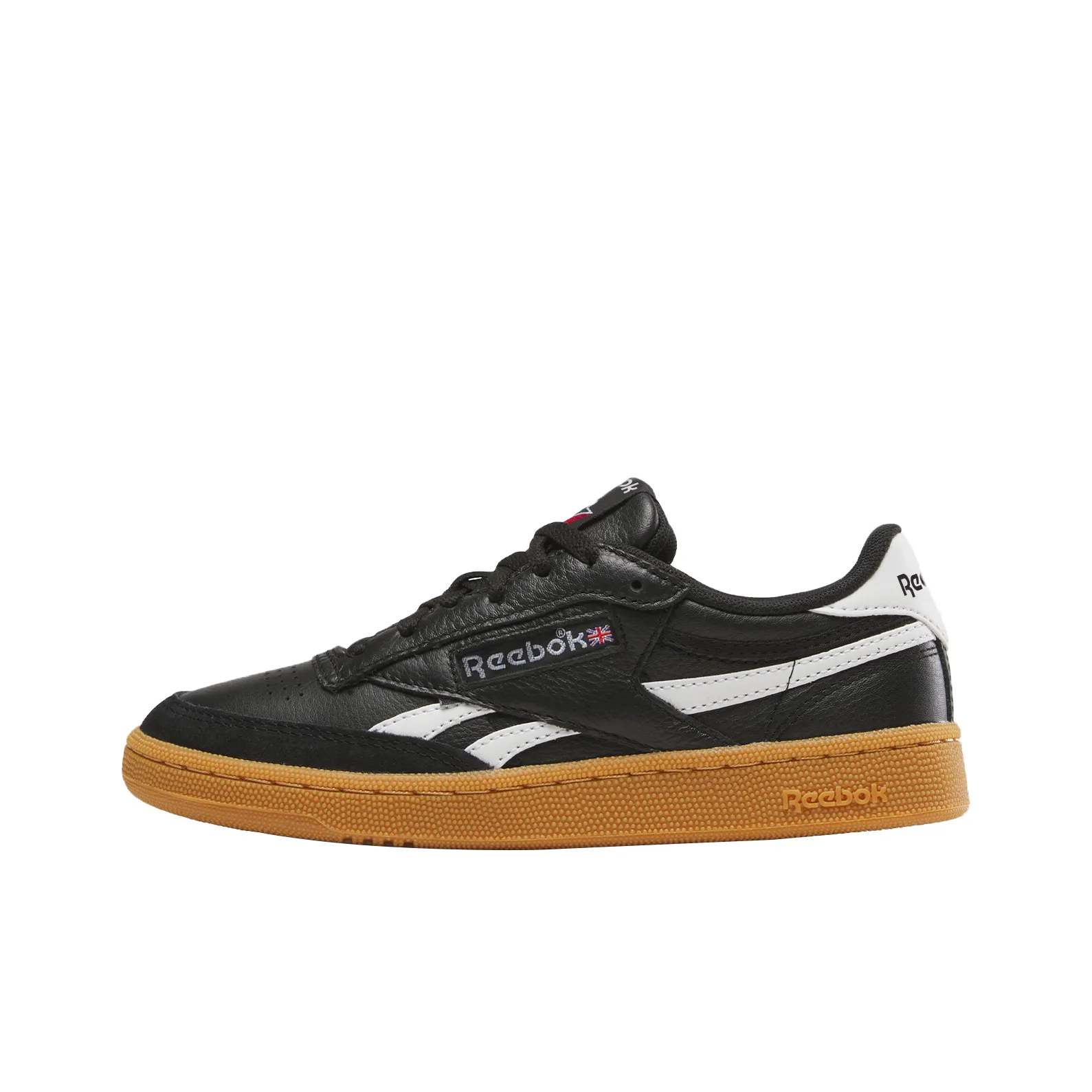 Reebok совместный Club C Low Top Скейтборд Кроссовки Мужские Черные