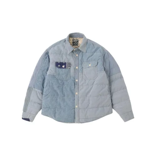Visvim Синий Унисекс Пуховики