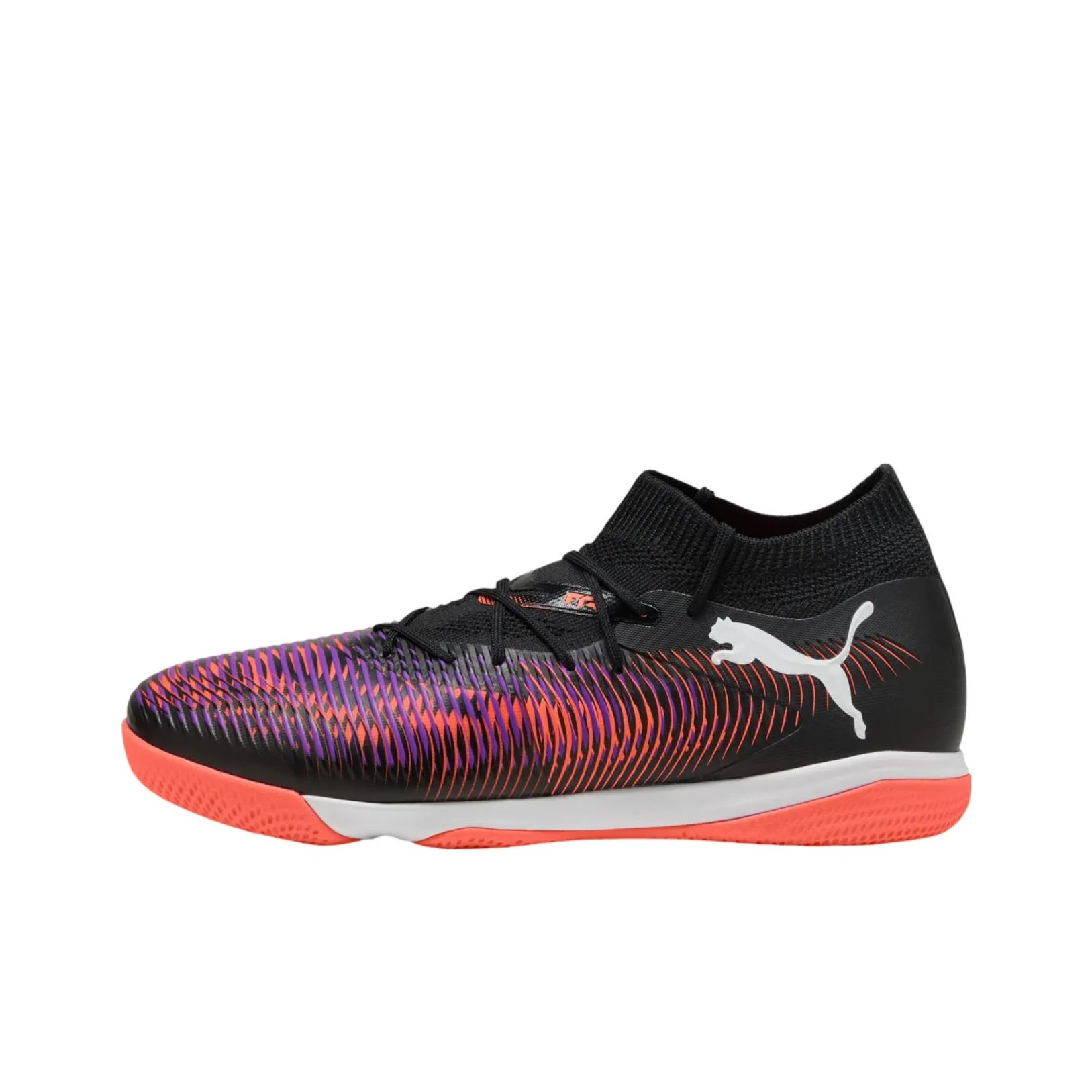 PUMA FUTURE 8 Soccer Shoes Men's Black Purple Orange