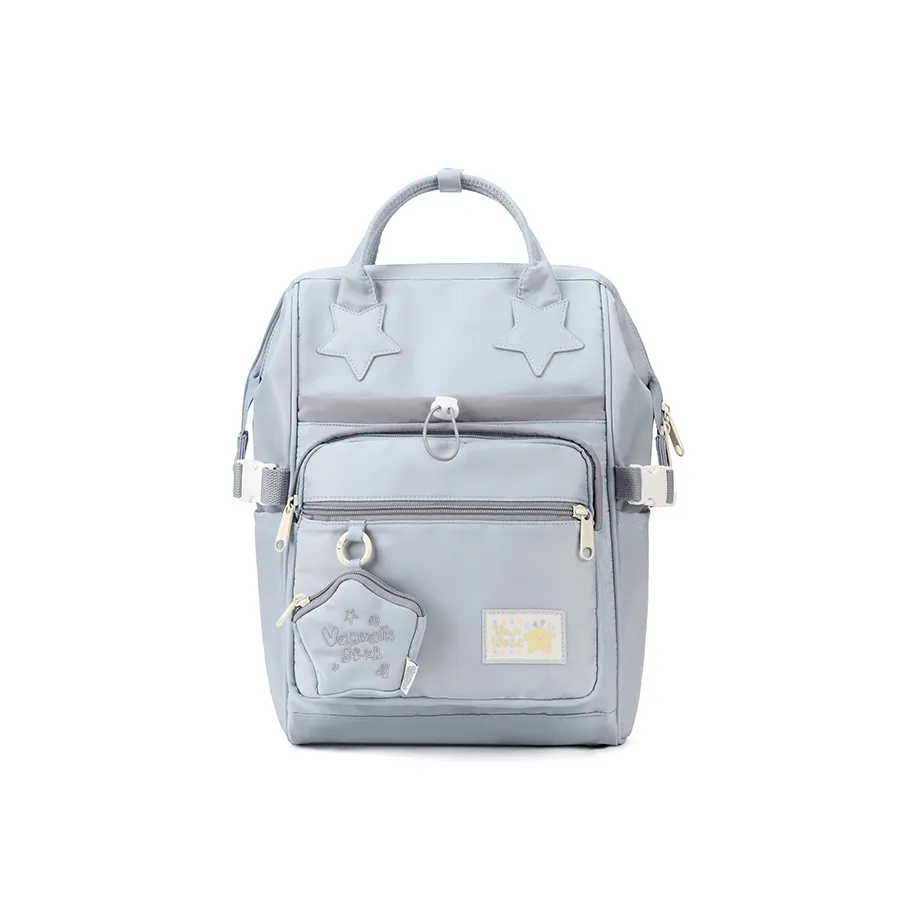 VANWALK Polyester Backpack Large Size Women's Strawberry Star/Galaxy Star/Lemon Star