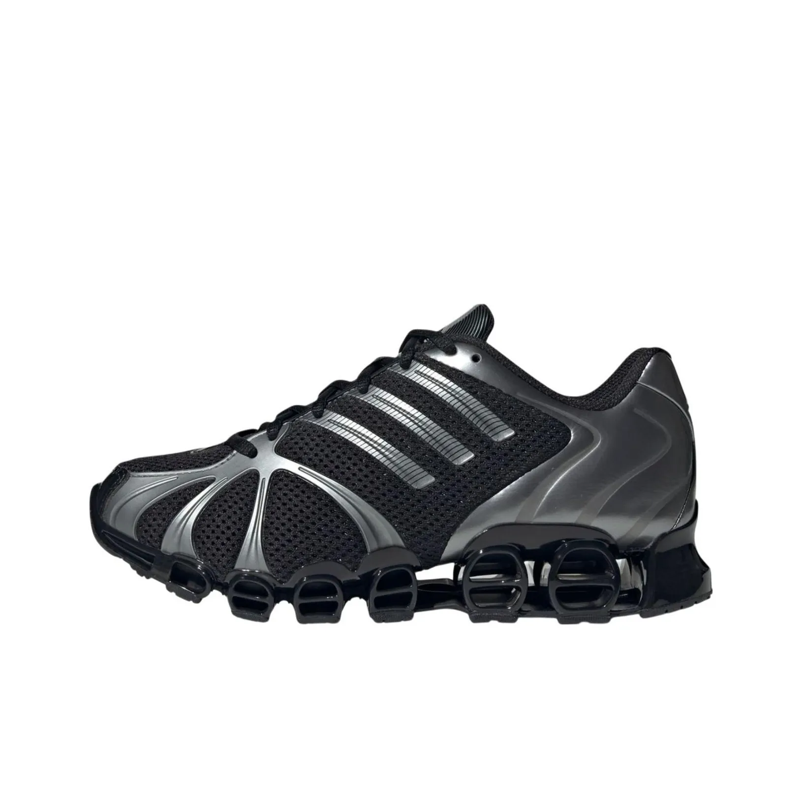 Adidas Mega Ghostride Slip Resistant Abrasion Resistant Низкий Топ Casual Унисекс Черный