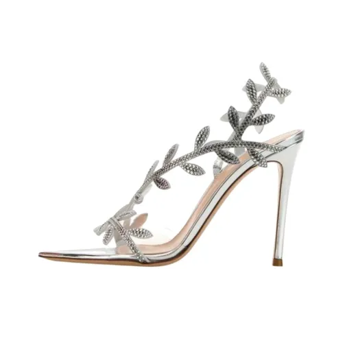 GIANVITO ROSSI one Ремень Сандалии Серебряный Женские