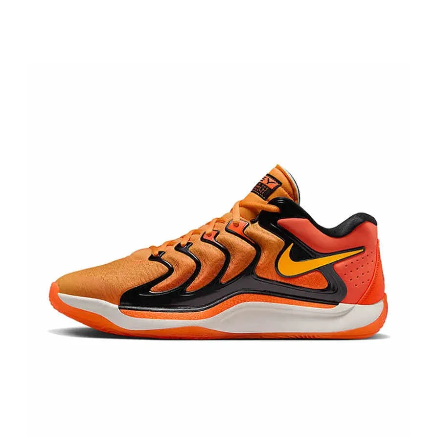 Nike KD 17 Slip-resistant Abrasion-resistant Low-top Basketball Shoes Men's Orange Найк KD 17 Противоскользящие Устойчивые к истиранию Низкие Баскетбольные Кроссовки Мужские Оранжевые