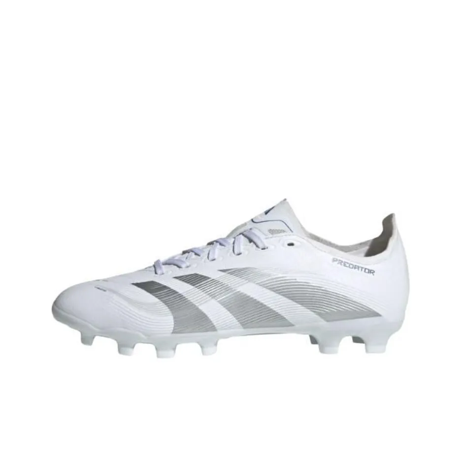 Adidas PREDATOR LEAGUE AG Искусственная трава HG Твердый Ground Slip Resistant Abrasion Resistant Футбольные бутсы Мужской Белый