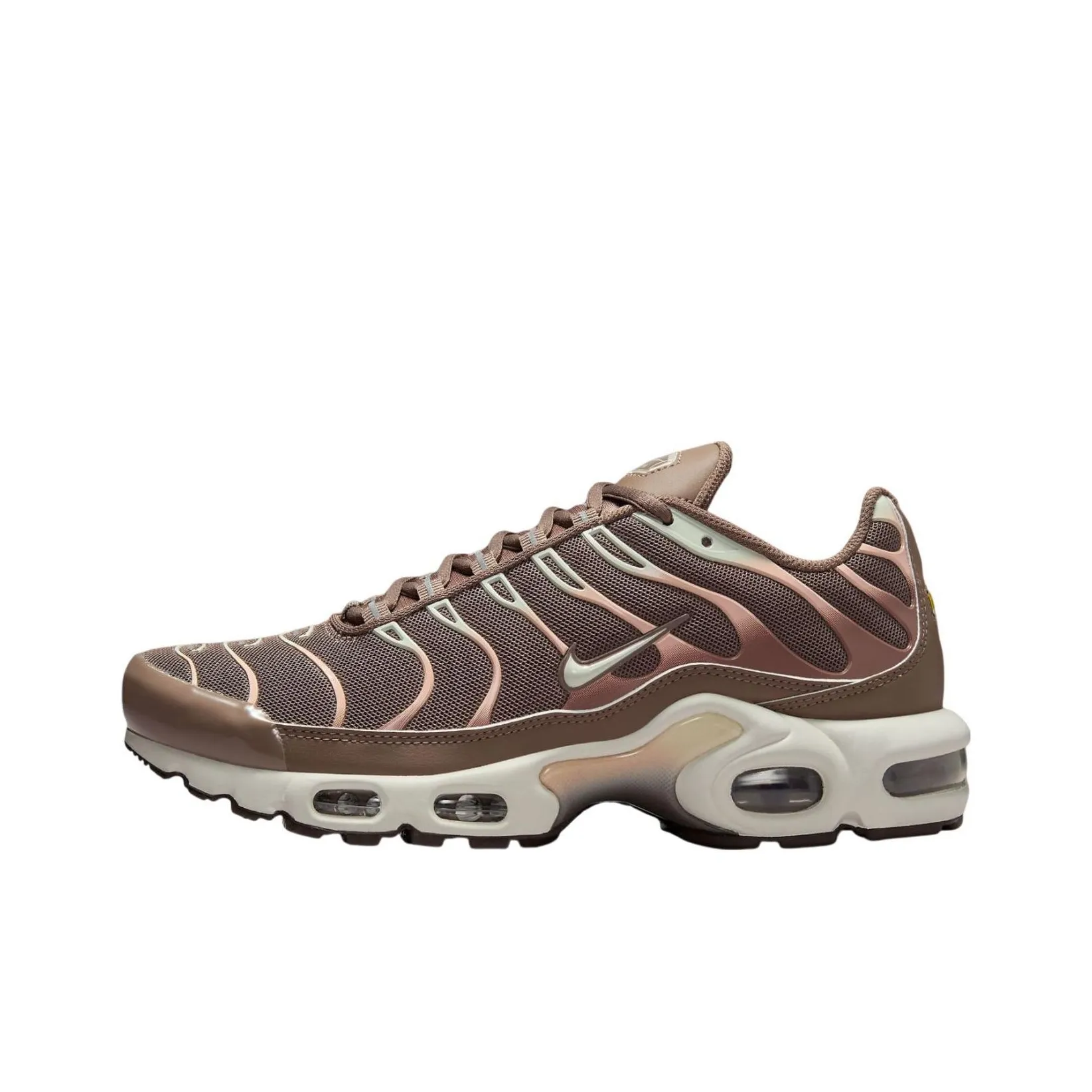 Nike Air Max Plus Low Top Casual Беговые кроссовки Женские Коричневый