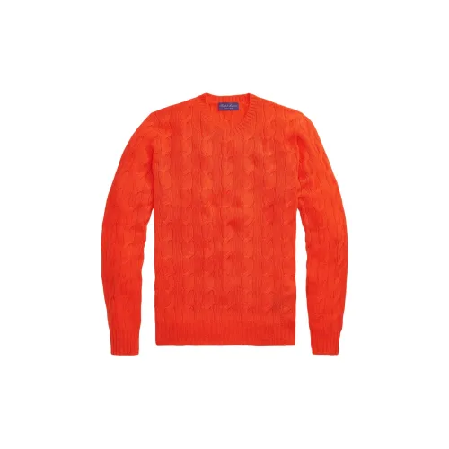 Ralph Lauren Purple Label Красный Мужские кашемировые свитеры