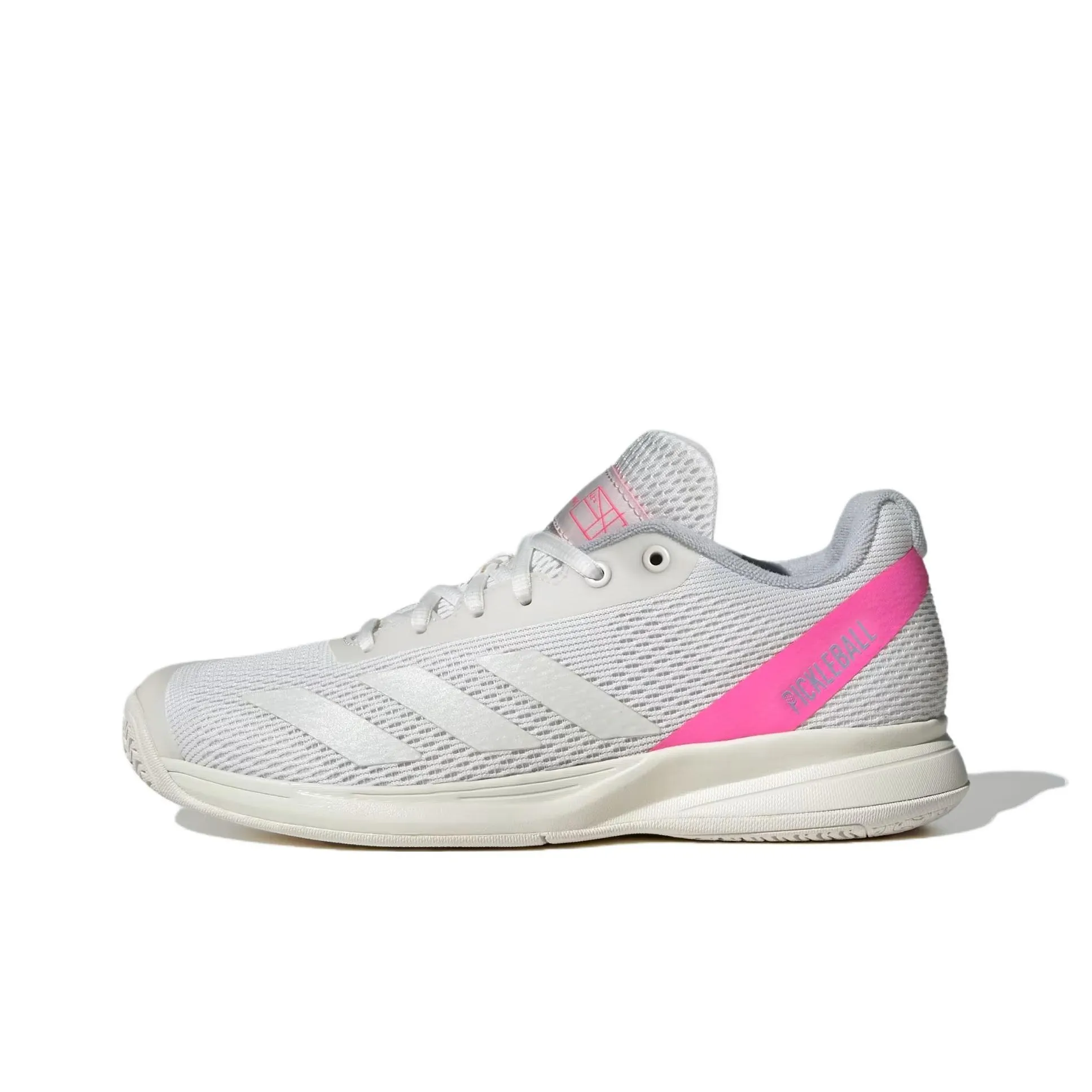 Pickleball Women's Adidas 'White Silver Metallic Pink' Women's