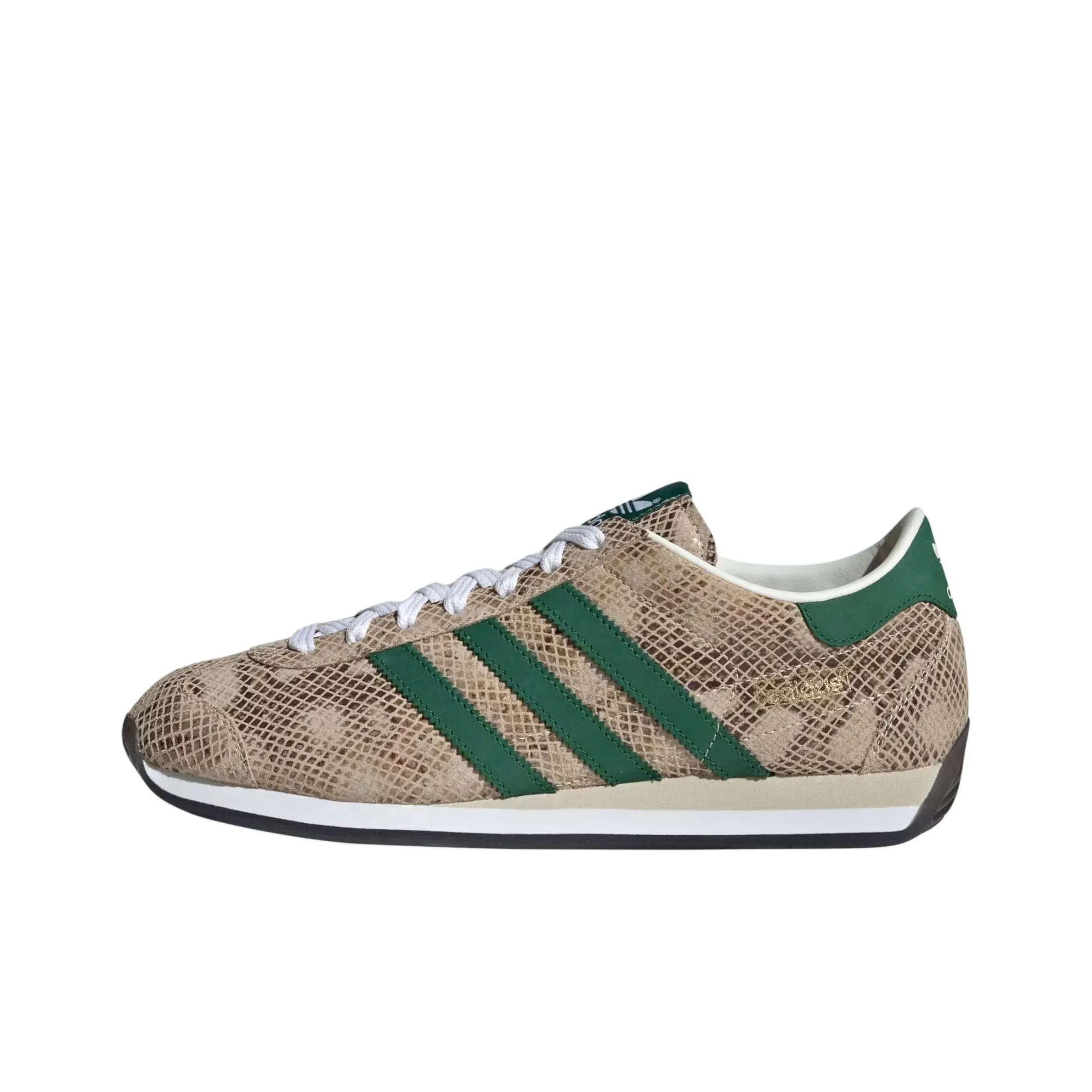 Adidas Originals COUNTRY JAPAN Slip-resistant Abrasion-resistant Low Top Casual Shoes Unisex Brown Green Adidas Originals COUNTRY JAPAN Противоскользящий Устойчивый к истиранию Низкий Топ Повседневная Обувь Унисекс Коричневый Зеленый