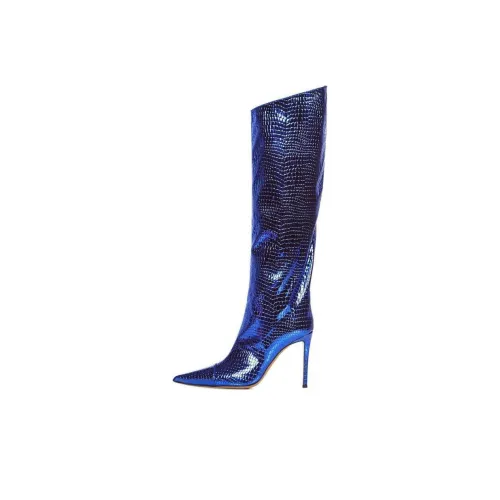 Alexandre Vauthier Женские сапоги с высоким каблуком, синие