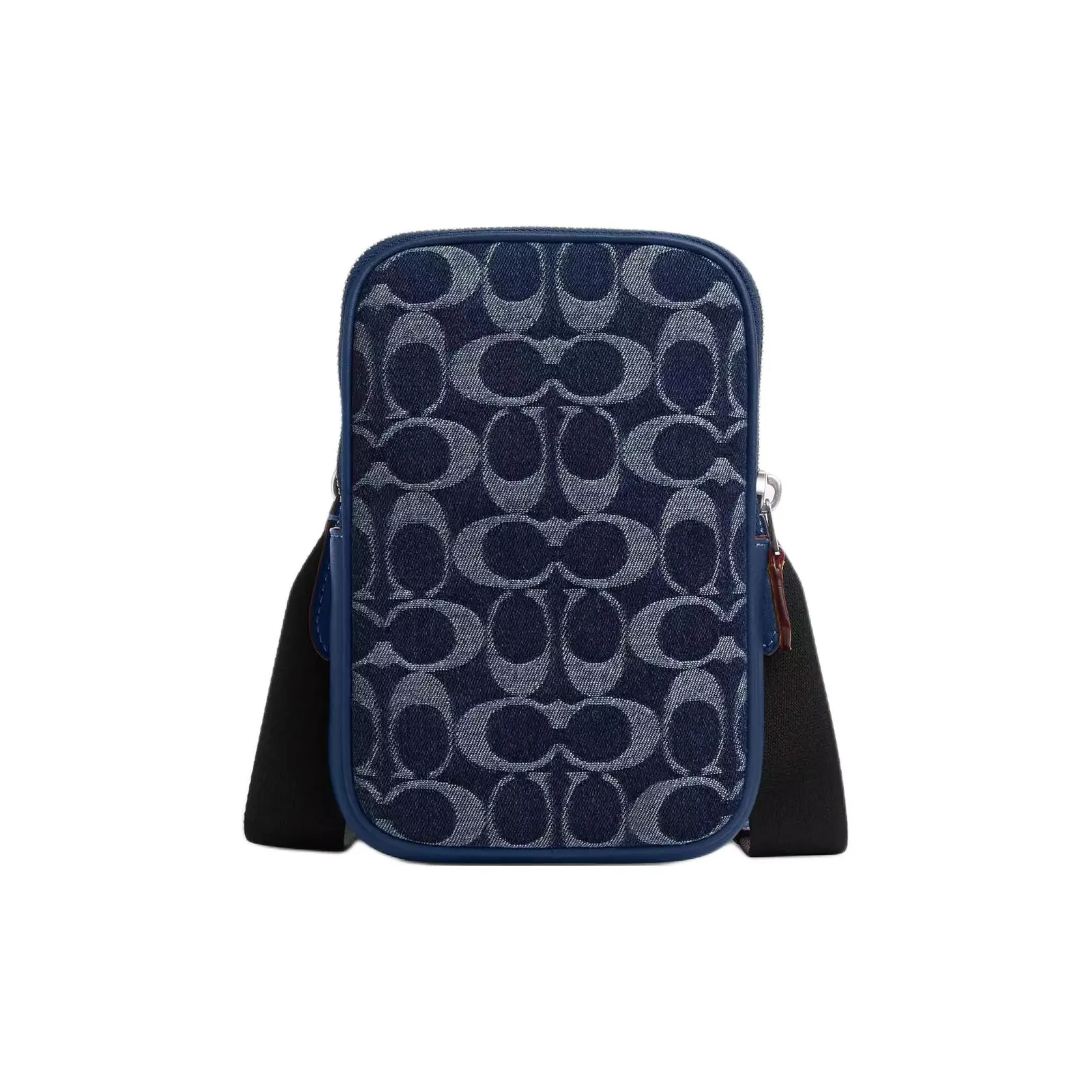 COACH Denim Shoulder Bag, Crossbody Bag Trumpets Men's Denim & Dark Blue