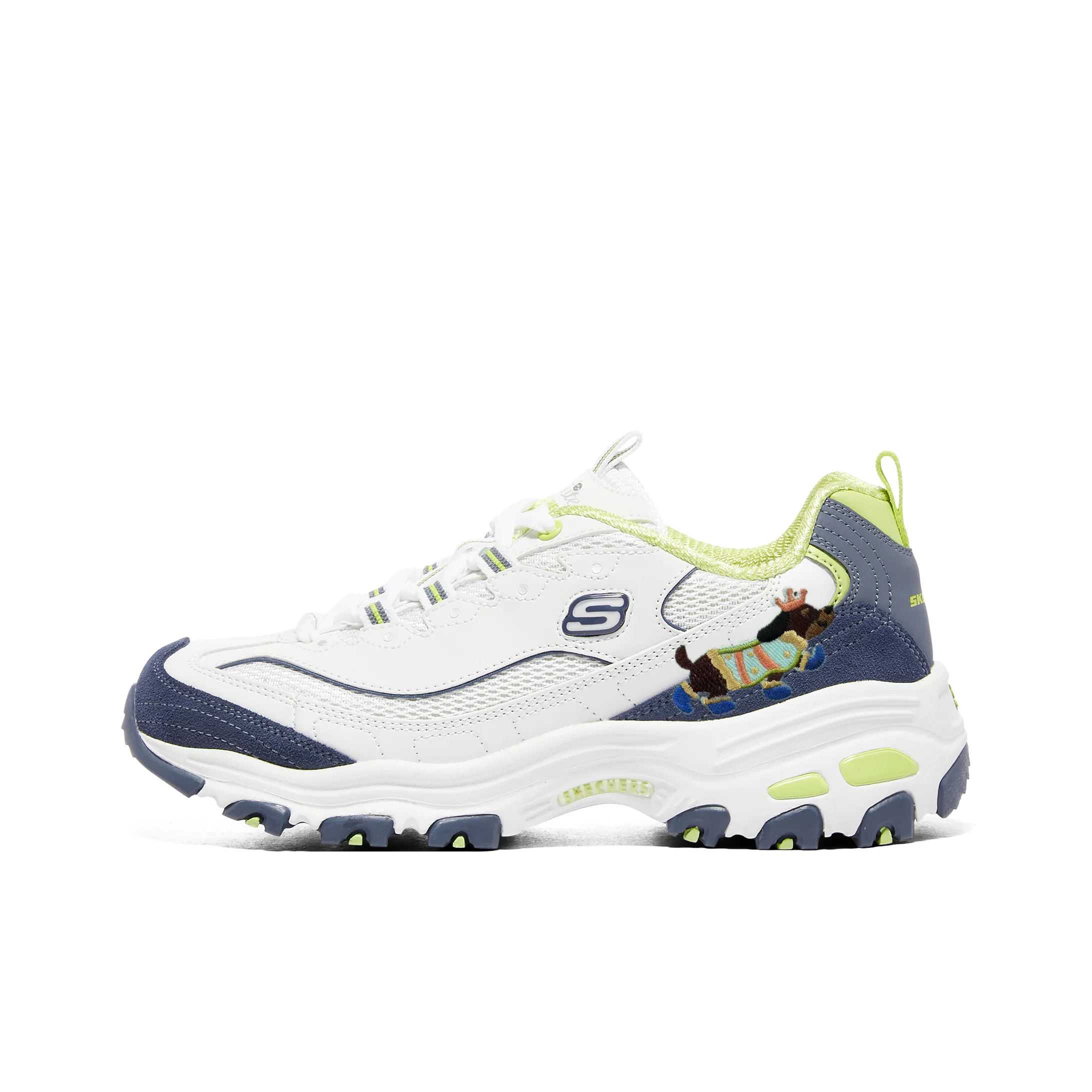 Skechers Low Top Chunky Sneakers Women's White Blue Asia Version