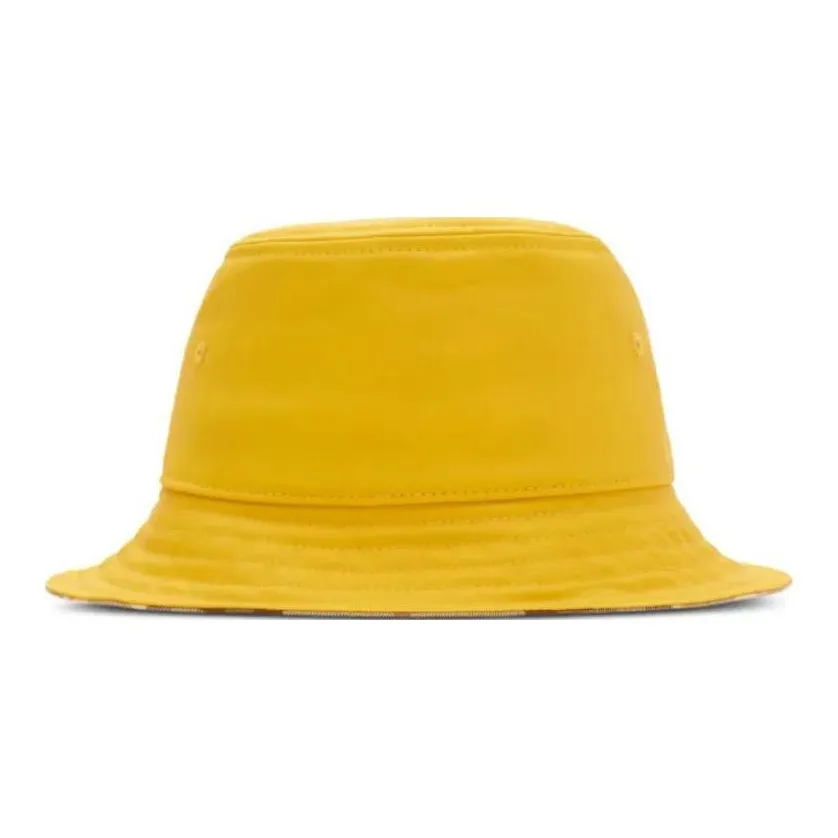 Burberry Детские Кепки из Коттона Желтого Цвета