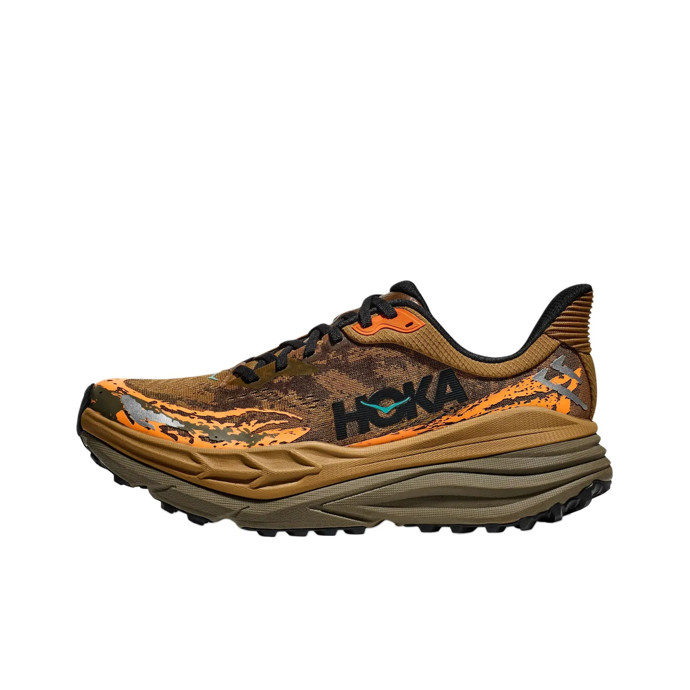 HOKA ONE ONE Stinson 7 Амортизаторы Slip-resistant Низкий топ Повседневные беговые кроссовки Мужские Коричневые