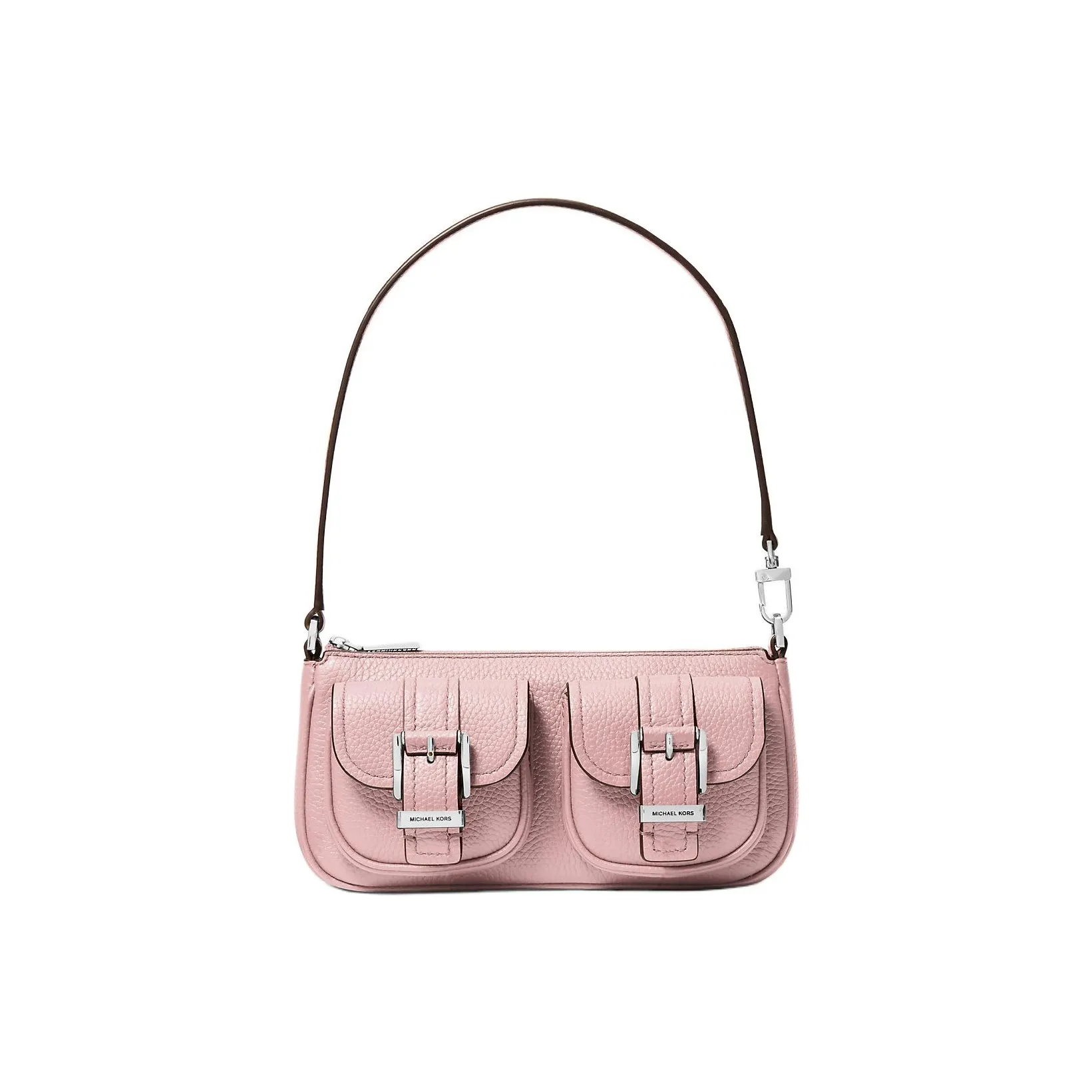 MICHAEL KORS Сумка из кожи с текстурой личи сумка через плечо маленькая женская дымчато-розовая