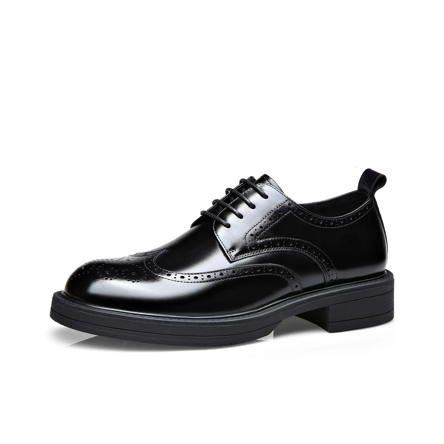 ST&SAT Dress Shoes Men Low-Top Black
