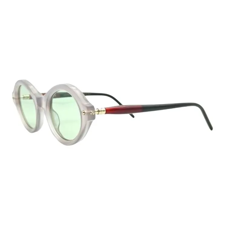 KUBORAUM Acetate Irregular Shape Sunglasses Women's Gray