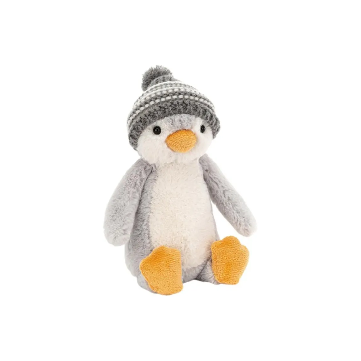 JELLYCAT Polar Regions Collection Плюшевый пингвин с шляпой кукла сидячая поза рост 18 см