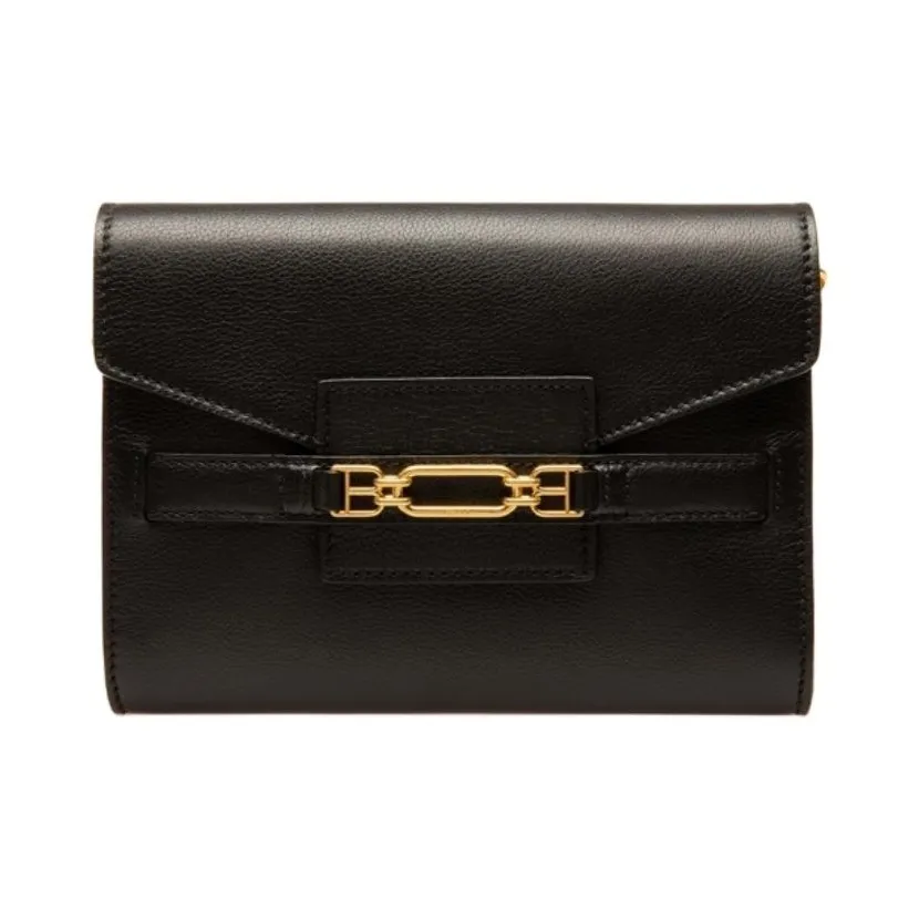 BALLY VISSI Grain Cow Leather Cow Leather Shoulder Bag, Crossbody Bag Mini Women's Black