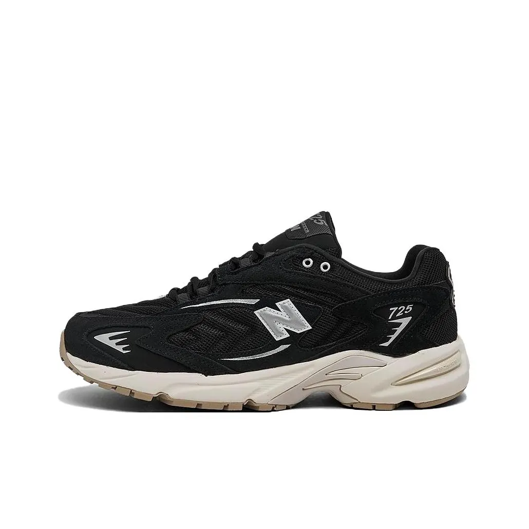 New Balance 725 Black Metallic Silver