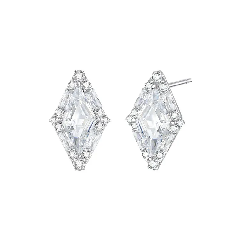 DESIGN CIRCLES S925 Silver Stud Earrings Women's
