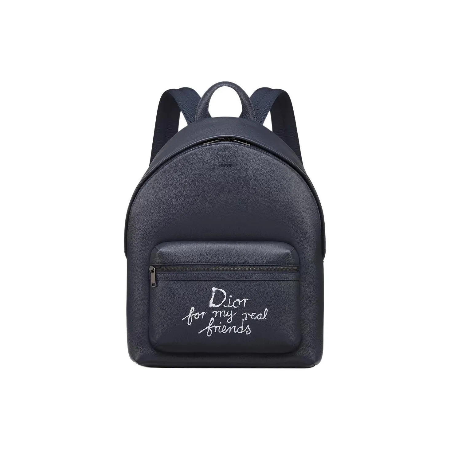 DIOR HYLTON NEL Collaboration Rider 2.0 Calfskin Backpack Men's Marine Blue