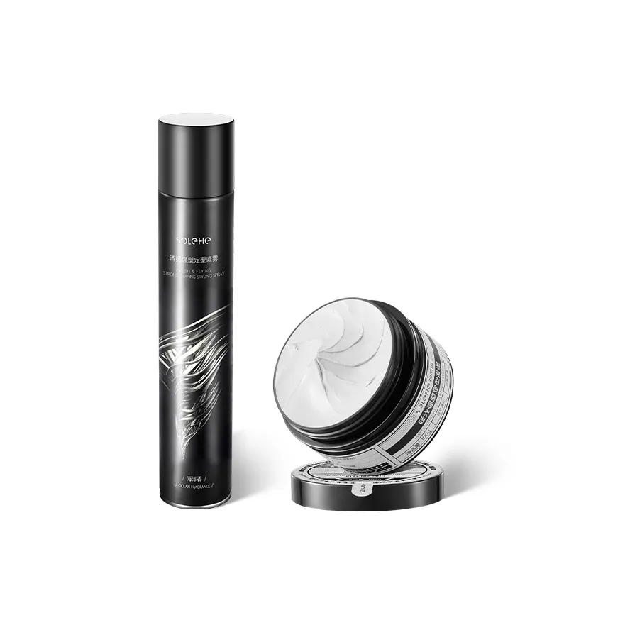 HEFENGYU Стайлинг Флюффер Спрей для волос Набор Длинное удержание Двухкомпонентный комплект