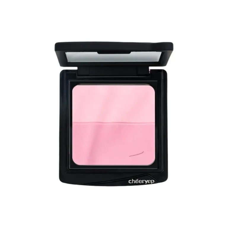 QIANEE Custom Двухтонный Румяна Корректирующий Тон Кожи Цвет Лица 5,4Г