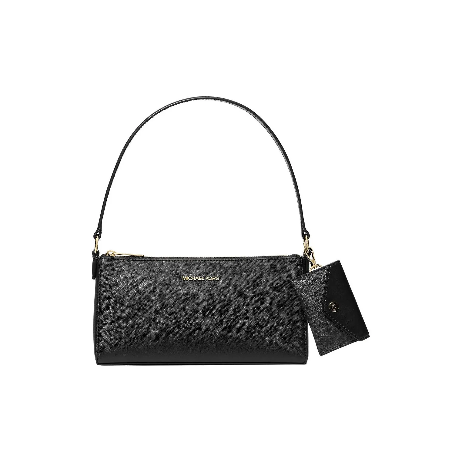 MICHAEL KORS Leather Shoulder Bag Women's Black