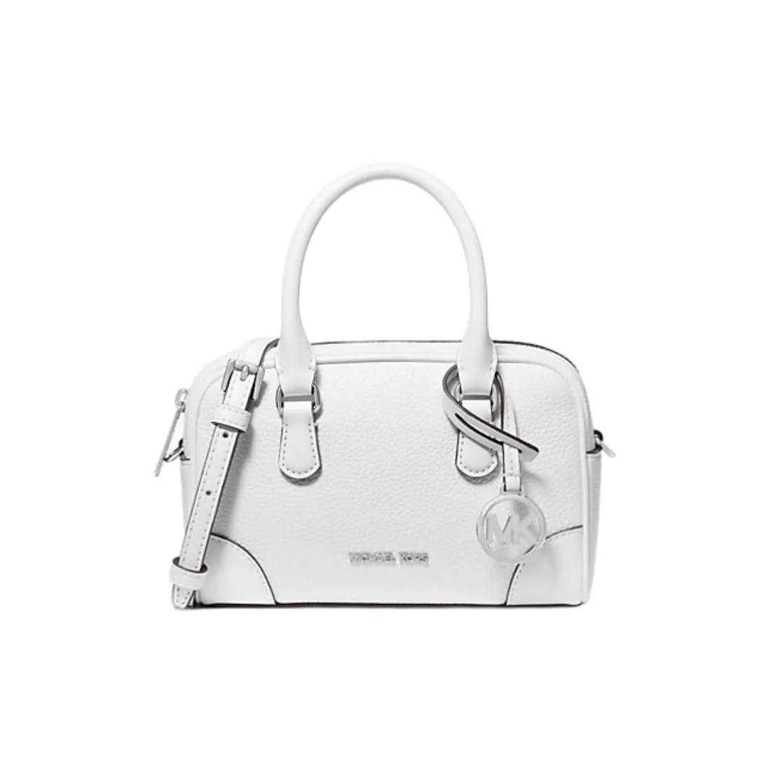 MICHAEL KORS Сумка через плечо из кожи сумка для женщин цвет жемчужно-белый