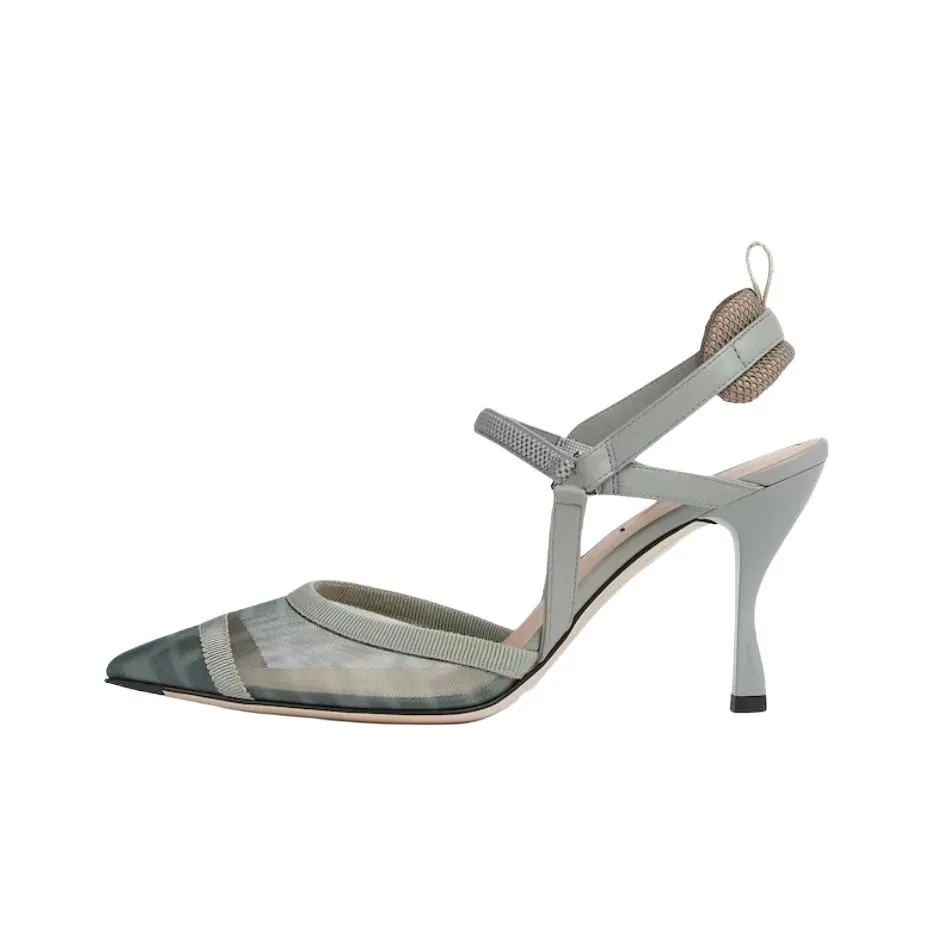 FENDI Colibrì Lite Pointed Toe Slingback Pumps