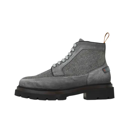 Santoni Ботильоны Серый Мужские