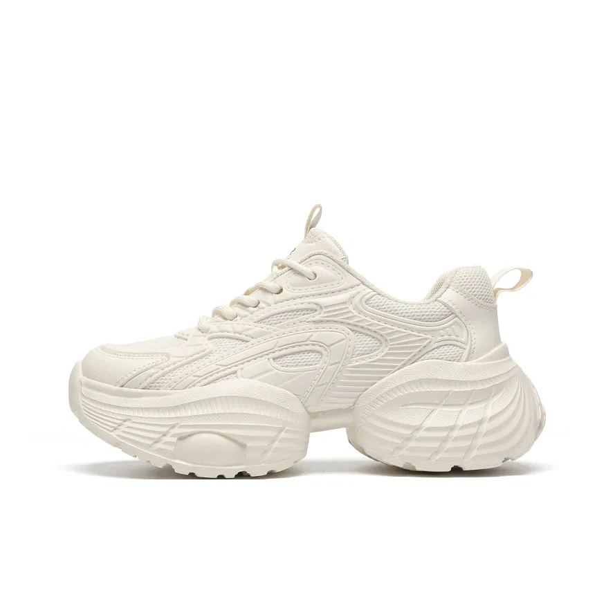 ZHR Платформа Обувь Износостойкая и Легкая Низкий Топ Толстая Подошва Кроссовки Женские