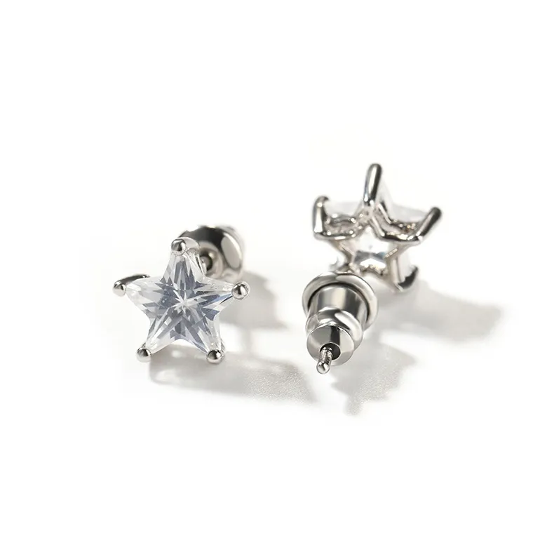 KING OF BLING Сплав Серьги-гвоздики Унисекс