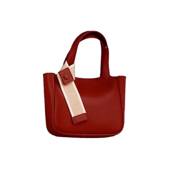 Boniu ПУ (полиуретан) Сумка-саквош Сумка через плечо Женская Красная