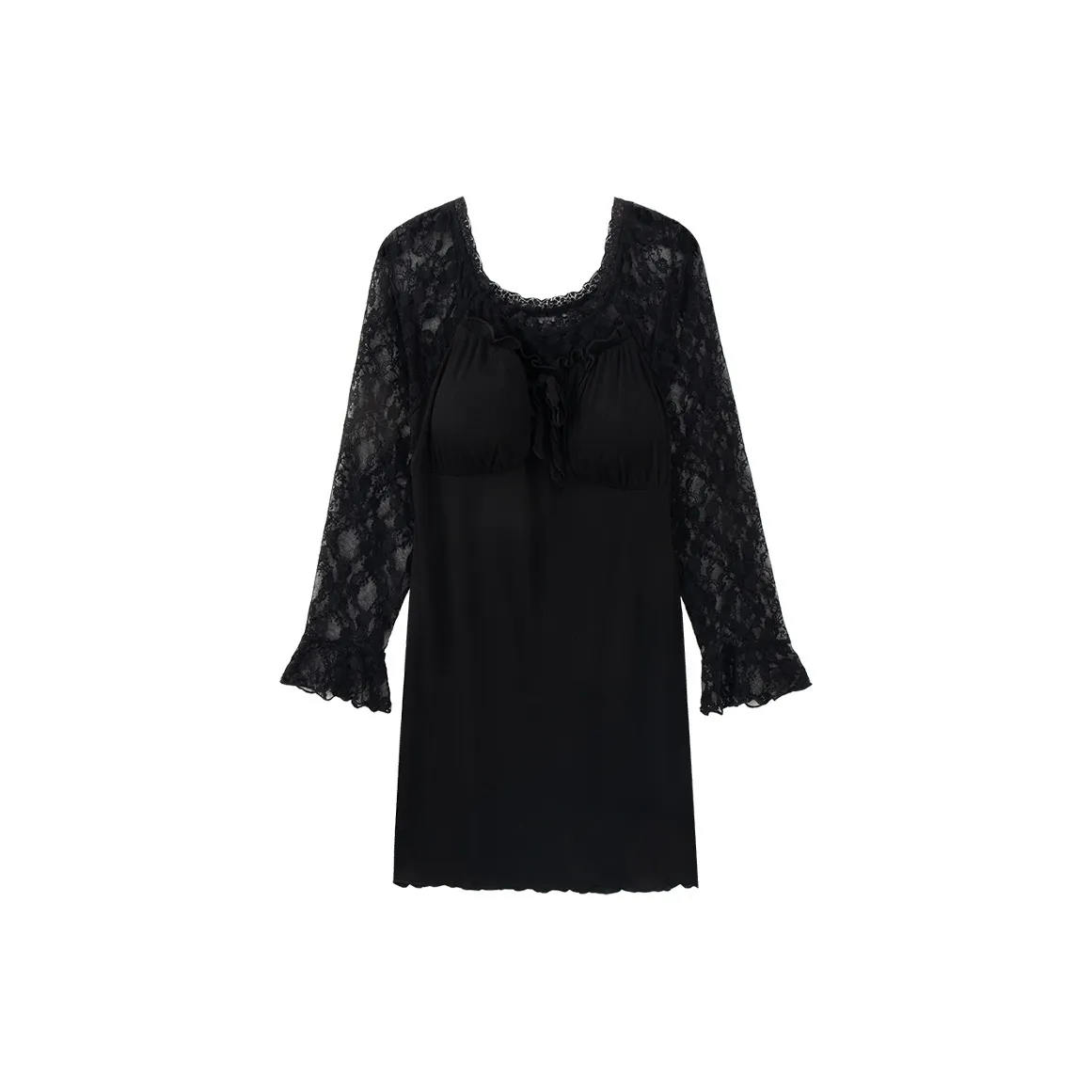Sleeping Beauty Nightgown Women's Black