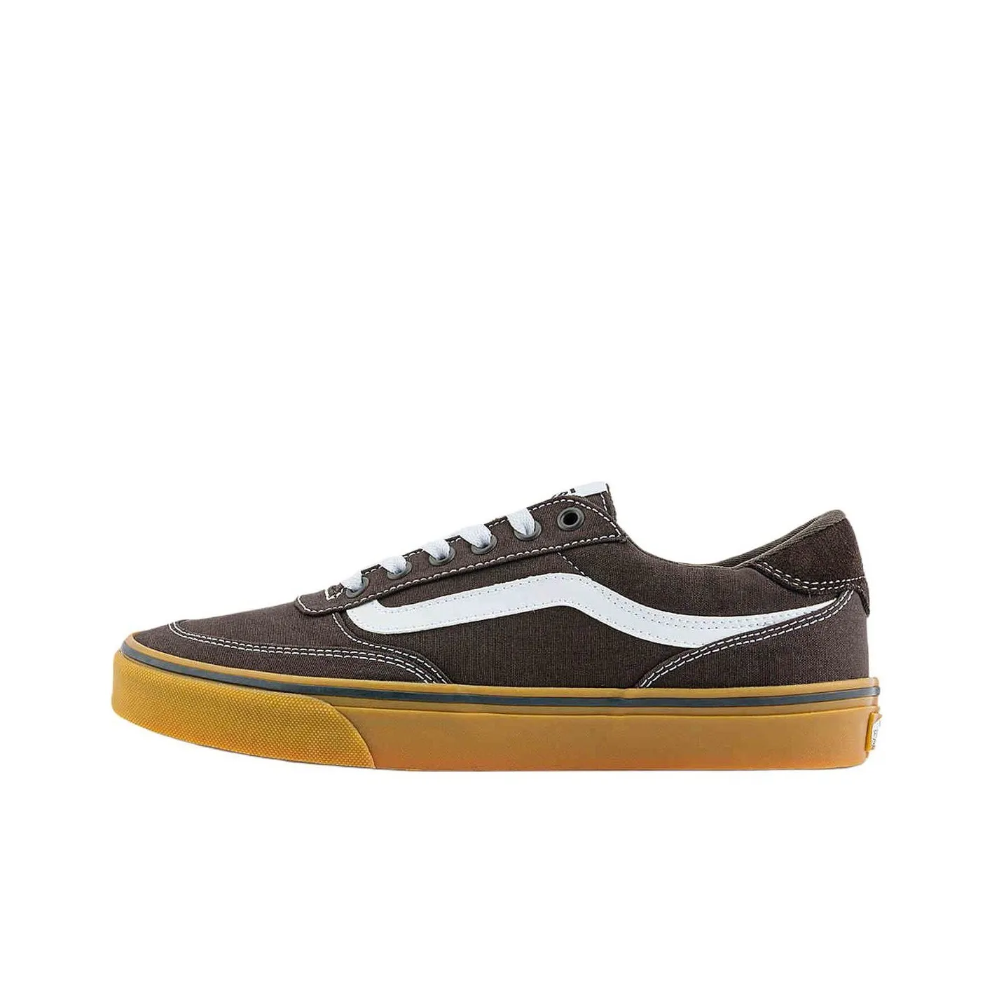 VANS BROOKLYN LS Низкие Кроссовки для скейтбординга Мужские Темно-коричневые