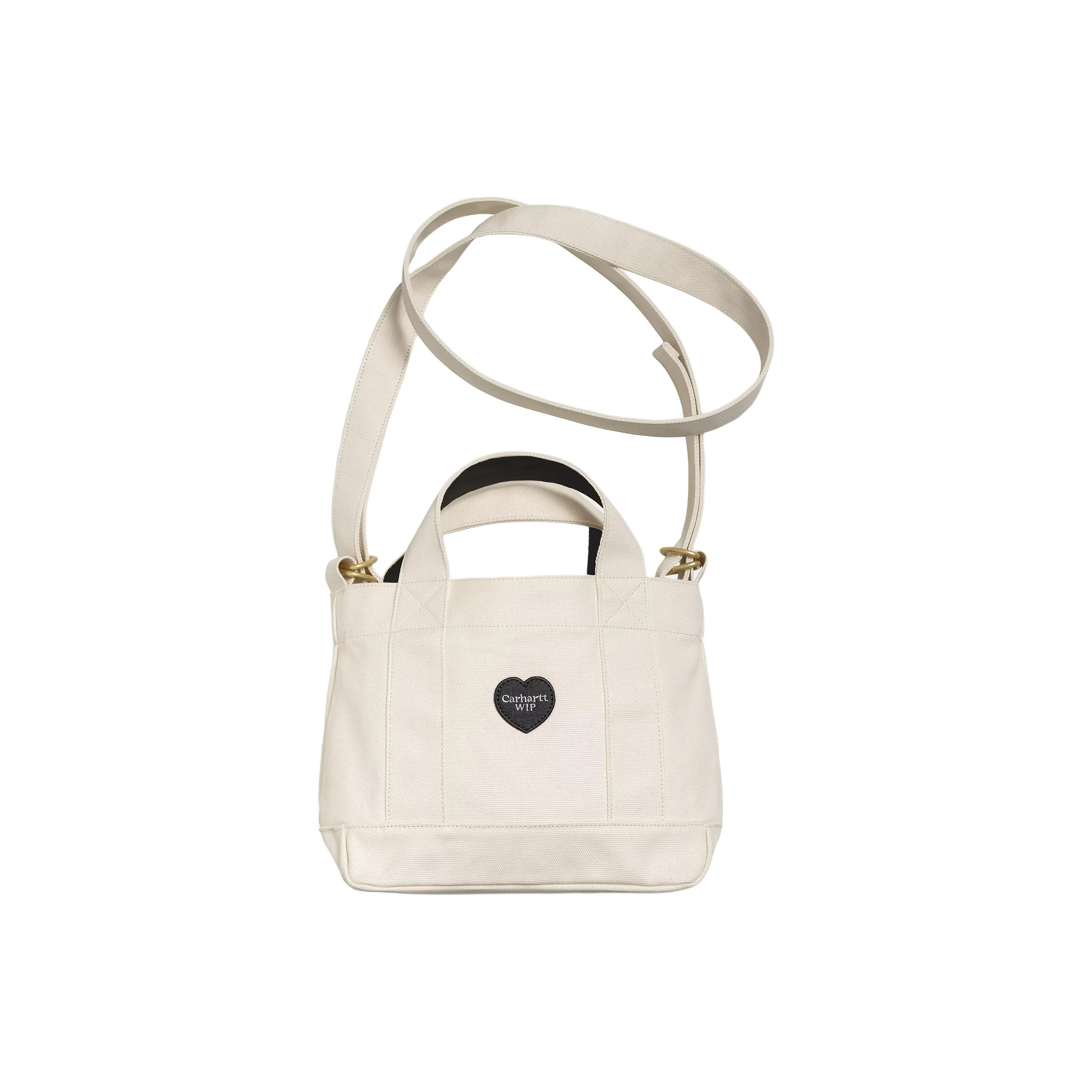 Carhartt WIP Cotton Tote Bag, Shopping Bag, Shoulder Bag, print Trumpets Unisex White