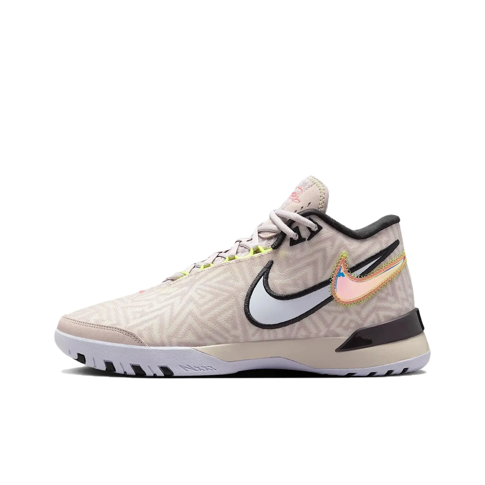 Nike LeBron NXXT Genisus Slip-Resistant Abrasion-Resistant MID Баскетбольные кроссовки Мужские Хаки