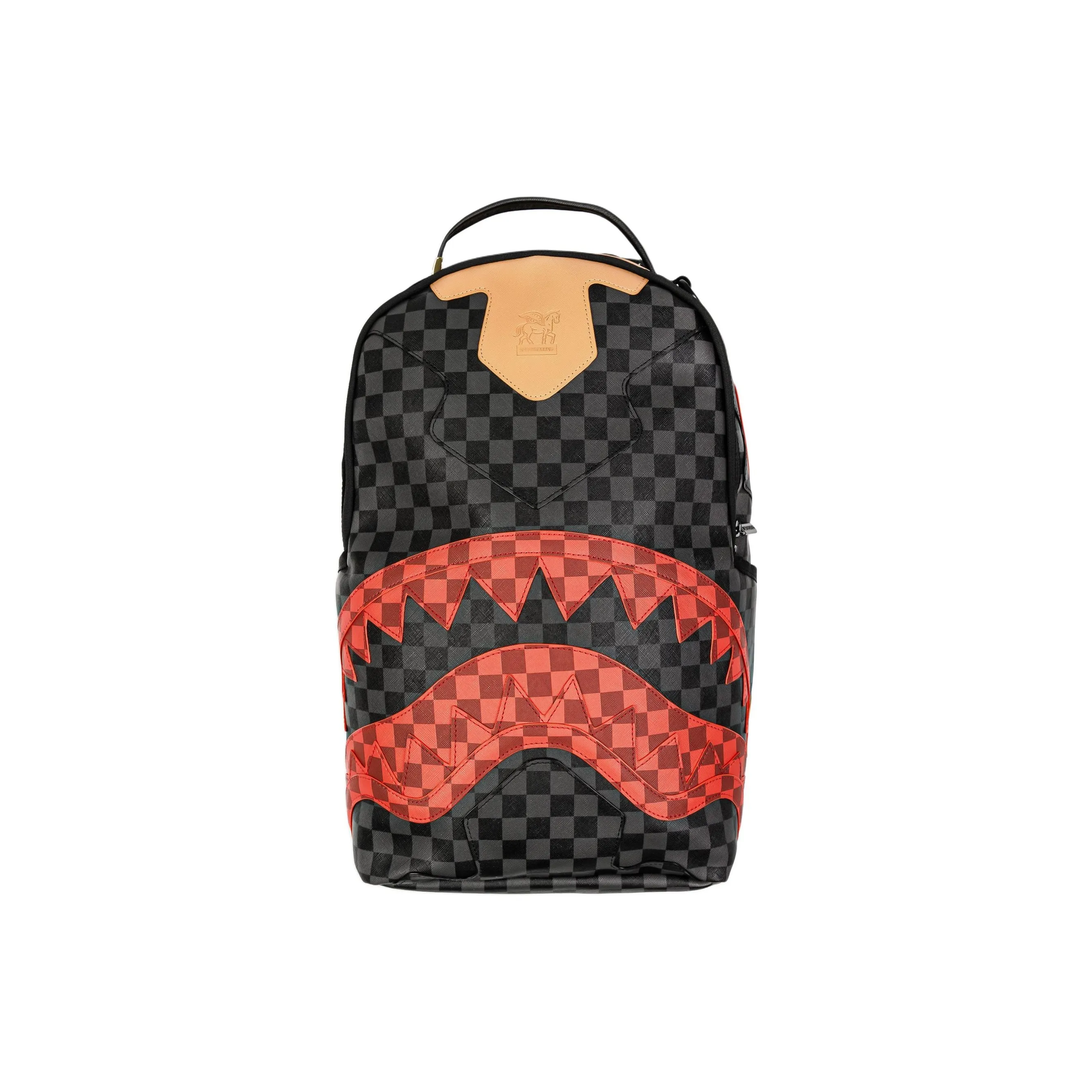 SPRAYGROUND PVC Polyvinyl Chloride Backpack Regular Men's Black & Red