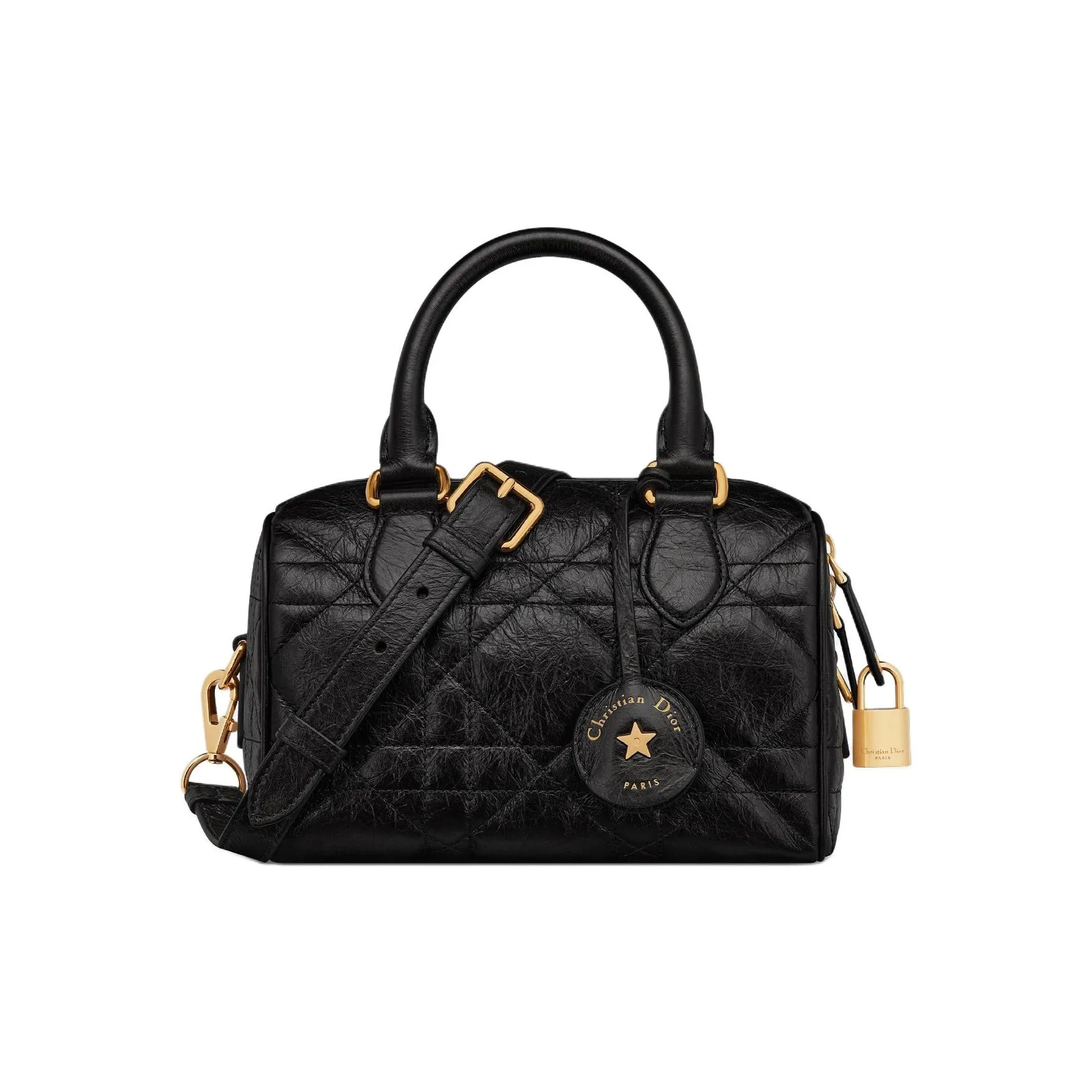 DIOR Groove Cow Leather Shoulder Bag, Crossbody Bag, Handbag Women's Black