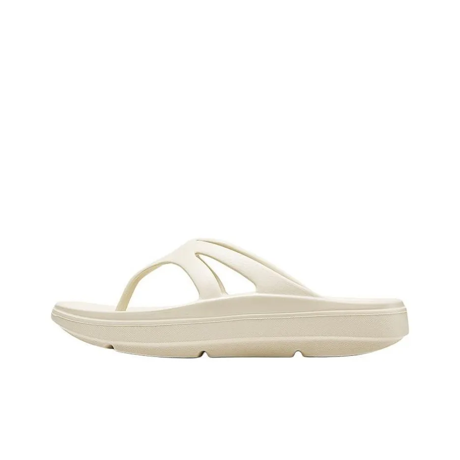 Skechers Relaxed Fit Flip Flops Men's Beige