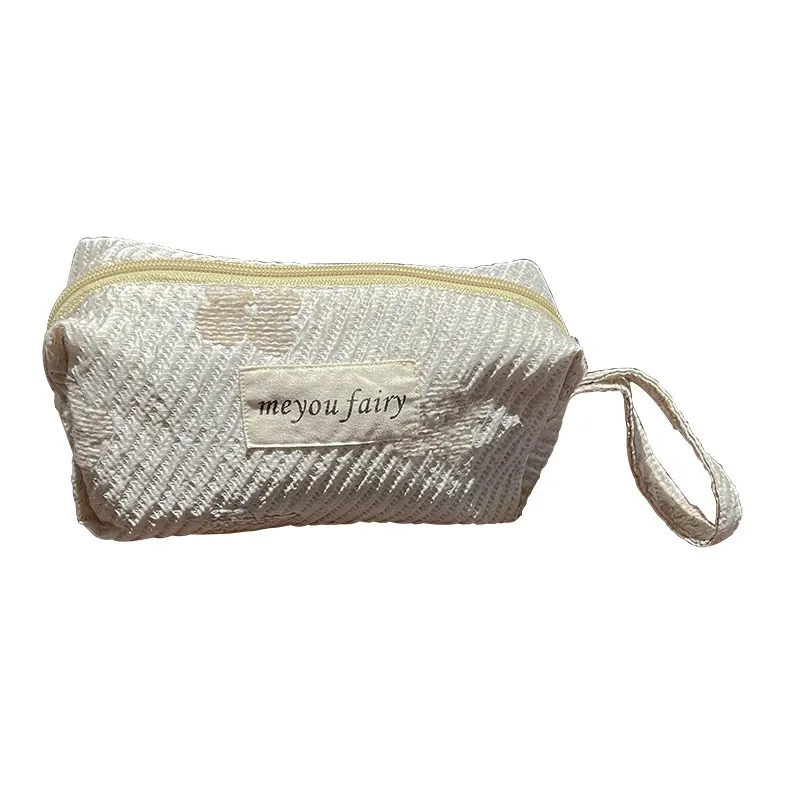 Boniu Polyester Makeup Bag Women's Twill Small Flower