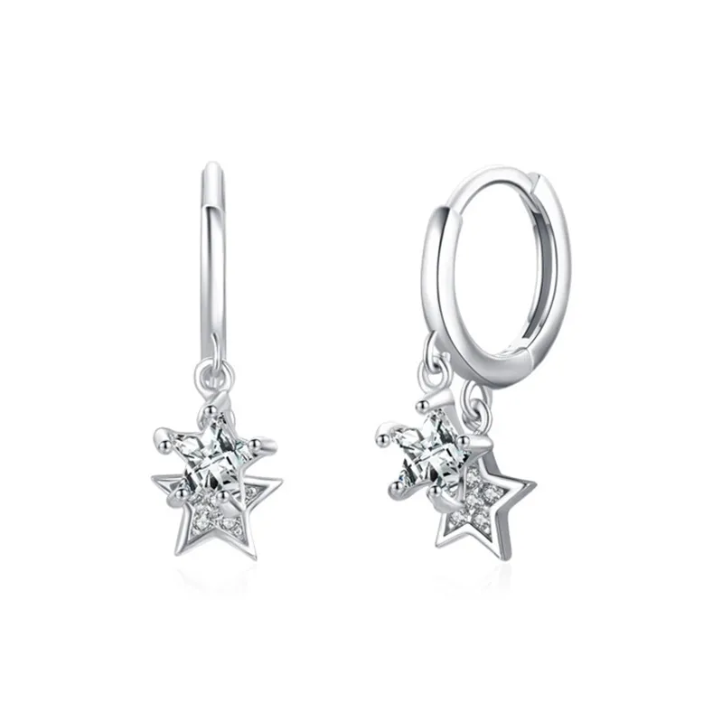 SWEET PLANET S925 Silver Earrings Unisex