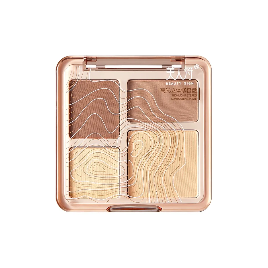 BEAUTY SIGN Палетка для контуринга с 3D-эффектом