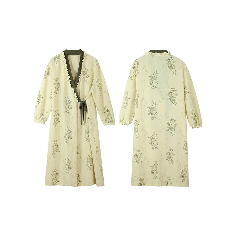 Kerener Nightgown Women's Yellow