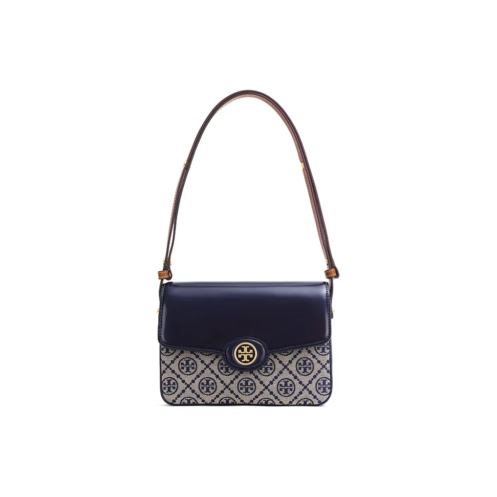 TORY BURCH Robinson Medium Shoulder Bag Navy